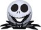 3.5' Gemmy Airblown Nightmare Before Christmas Jack Skellington Head 227156